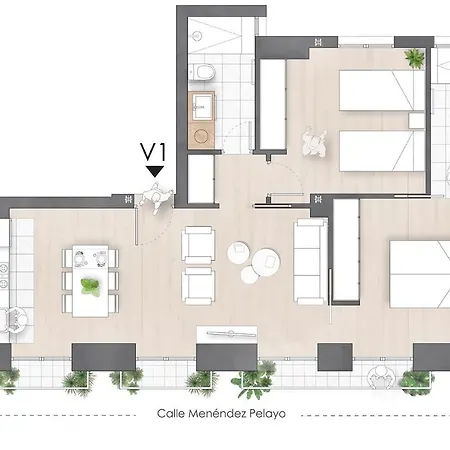 Daire Veoapartment Jardines Murillo *